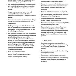 Drive Medical Kite User Manual - Image 4