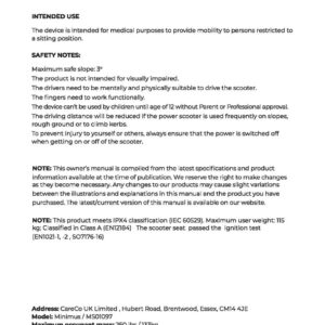 CareCo Minimus User Manual - Image 4