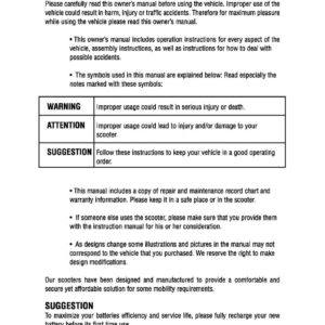 Drive Medical Odyssey Mobility Scooter User Manual - Image 4