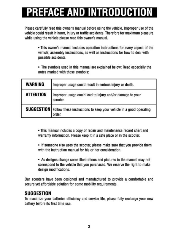 Drive Medical Odyssey Mobility Scooter User Manual - Image 4